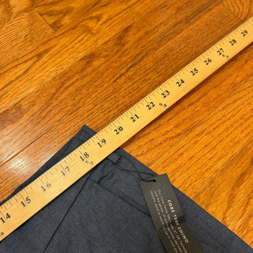 Banana Republic Core Temp Chino Pants Mens 38x32 Slim Fit Blue Business Casual